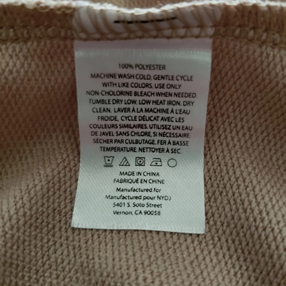 NWT NYDJ 2X/3X Tank Top Shirt Carmel Brown Loose Lagenlook Fit V-Neck - Picture 8 of 8